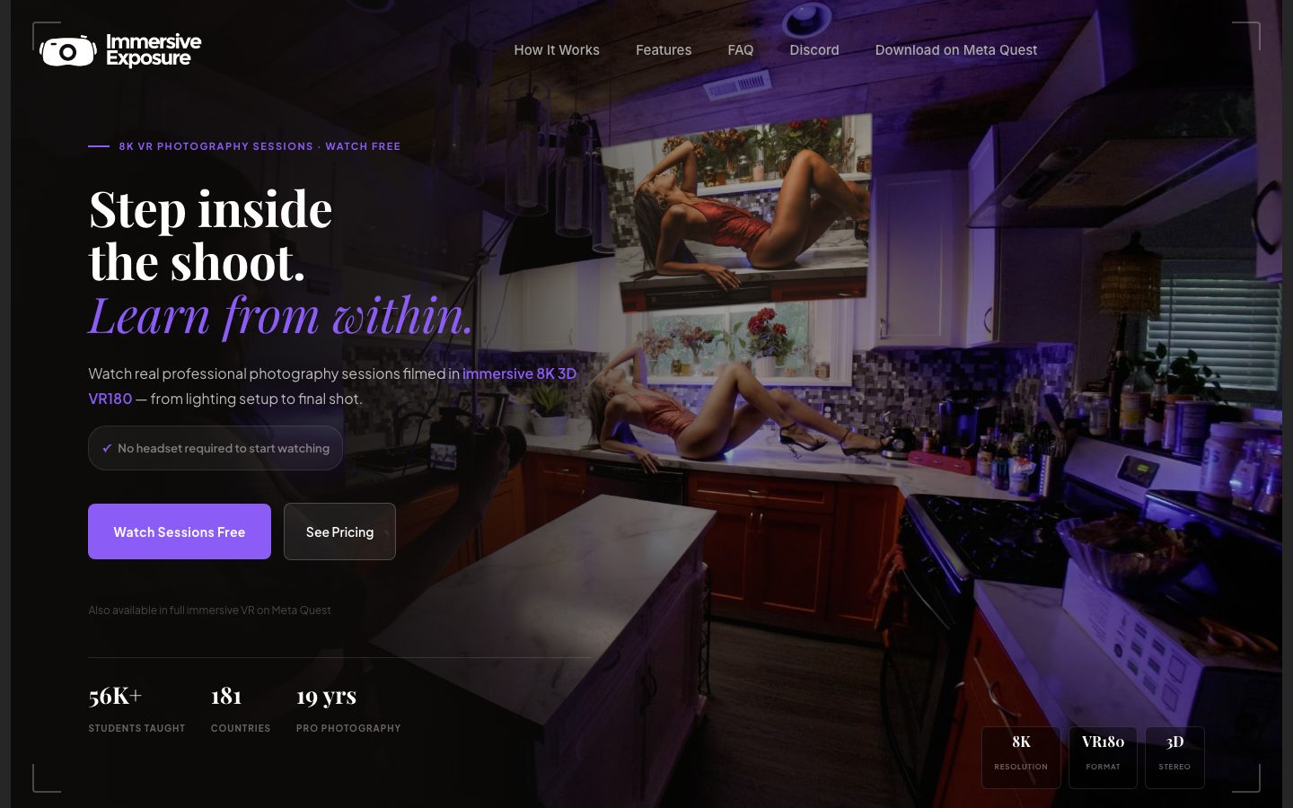 Preview of the Virtual Verse Studio real-time 3D experience