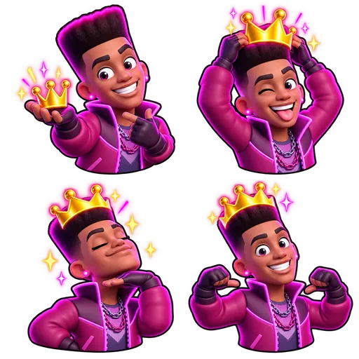 Crown Me emote, performed by Double Time