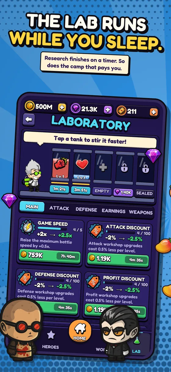 The lab runs while you sleep